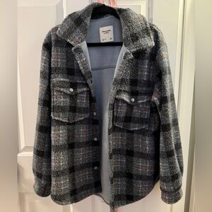 Abercrombie & Fitch Sherpa / Fleece Jacket